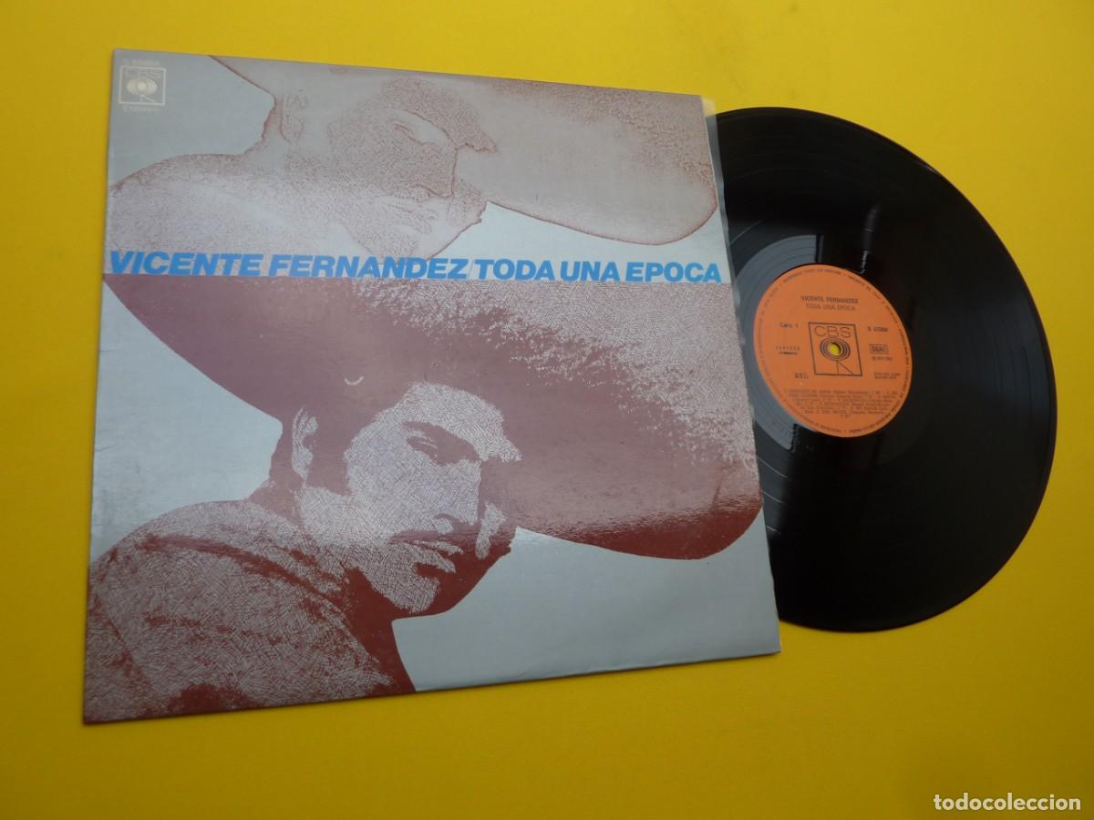 Discos de vinilo: LP VICENTE FERNANDEZ - Toda Una Epoca - Edicion ESPA&Ntilde;OLA - S 65986 (EX+/EX) 5