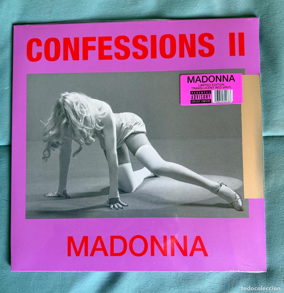 Discos de vinilo: Madonna - CONFESSIONS II - 93624822783 - RED TRANSLUCID LP EDITION