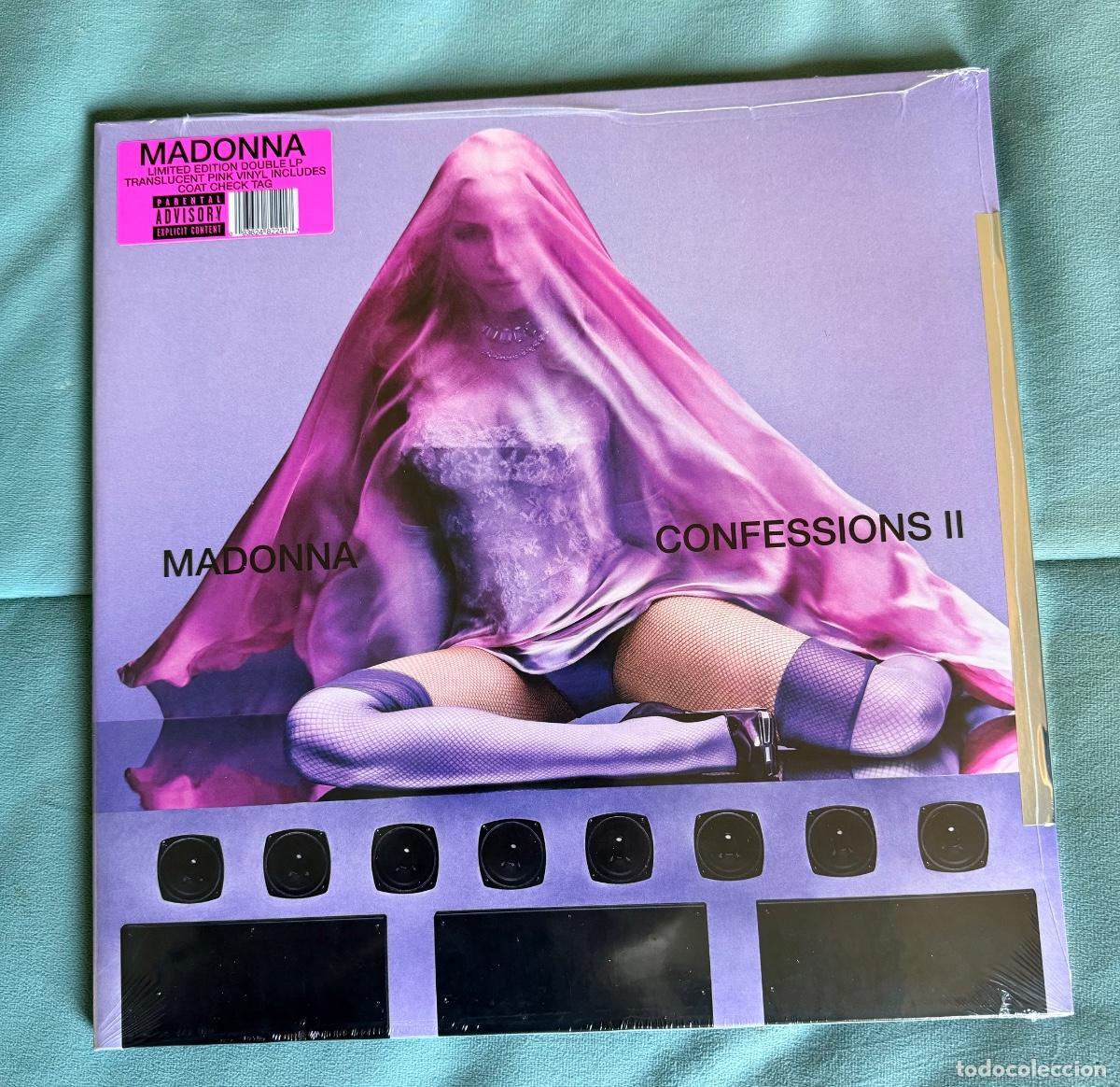 Discos de vinilo: Madonna - CONFESSIONS II - 93624822417 - PINK TRANSLUCID LP EDITION