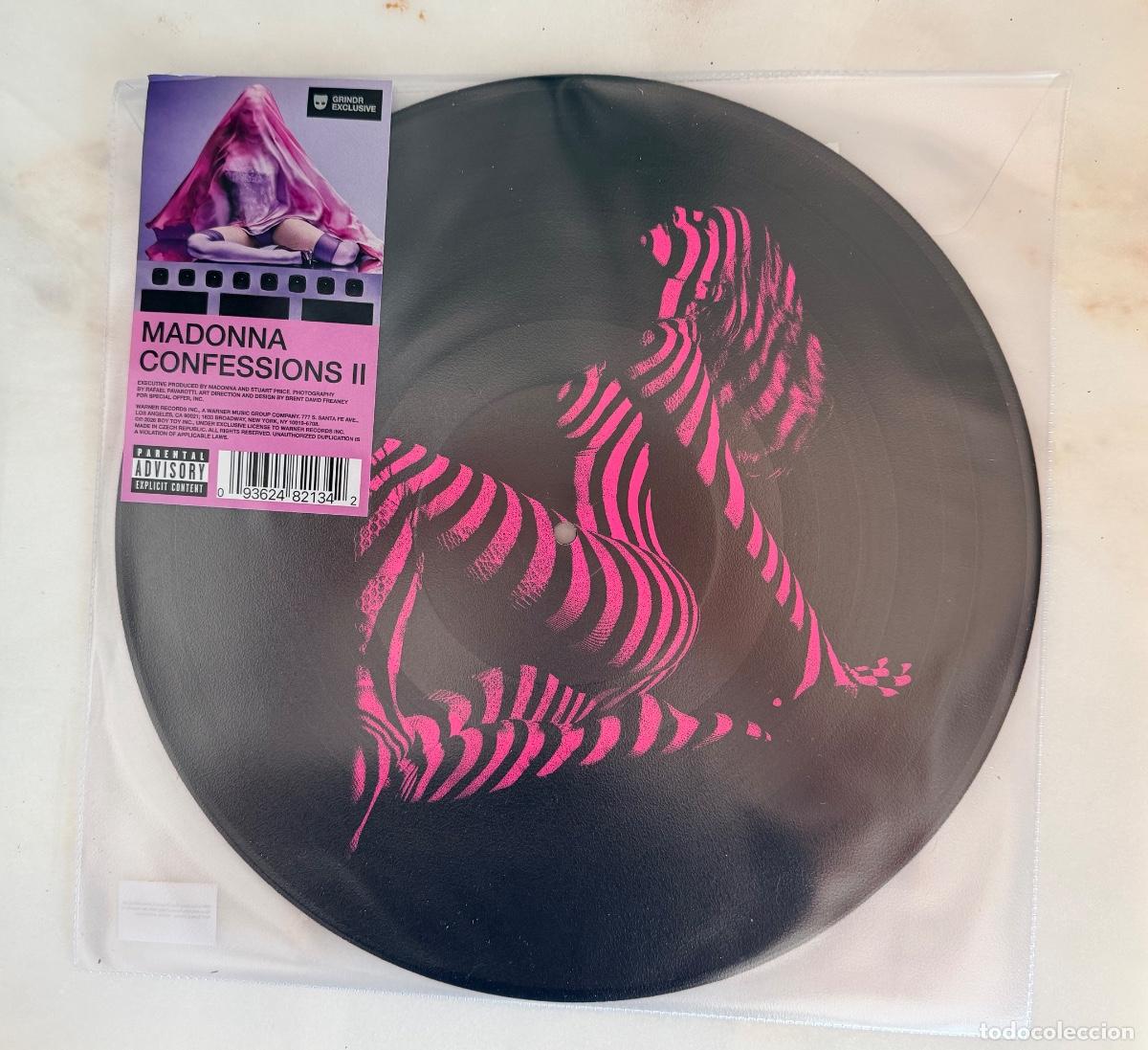 Discos de vinilo: Madonna - CONFESSIONS II - 93624821342 - Vinyl Album - Grindr Exxxclusive Picture Disc