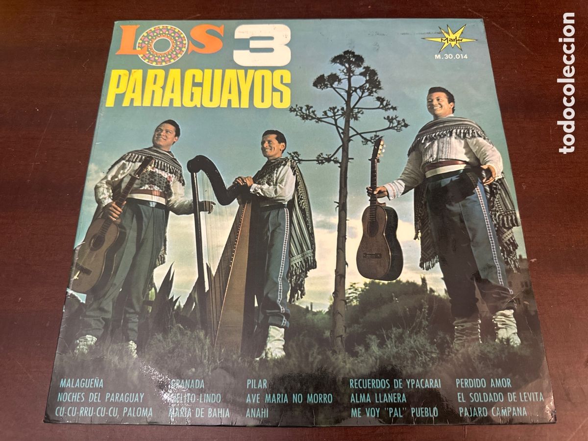 Discos de vinilo: LOS TRES PARAGUAYOS - LOS 3 PARAGUAYOS - LP 1966