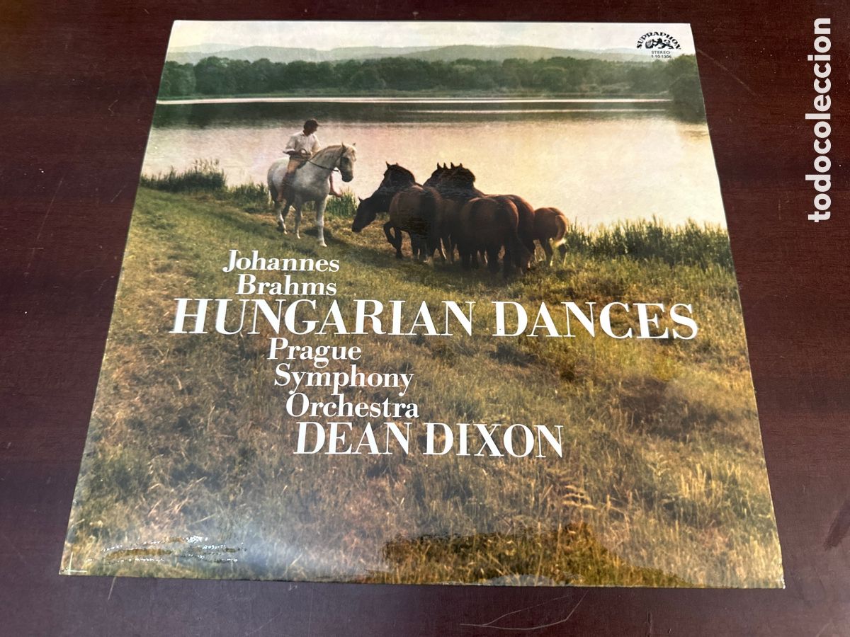 Discos de vinilo: J.BRAHMS.. DANZAS HUNGARAS... DEAN DIXON,, ORQUESTA SINFONICA DE PRAGA..