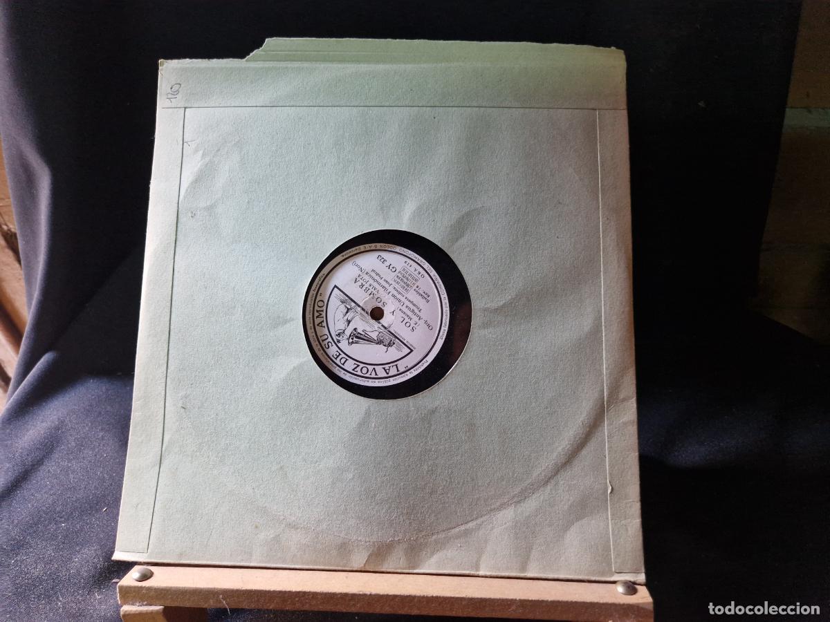 Discos de vinilo: SINGLE. LA VOZ DE SU AMO. LA AUTOMOVILISTA. SOL Y SOMBRA.
