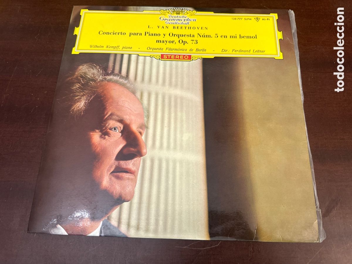 Discos de vinilo: LP. Leitner &ndash; Concierto Para Piano Y Orquesta N&uacute;m. 5 En Mi Bemol Mayor, Op. 73 BEETHOVEN