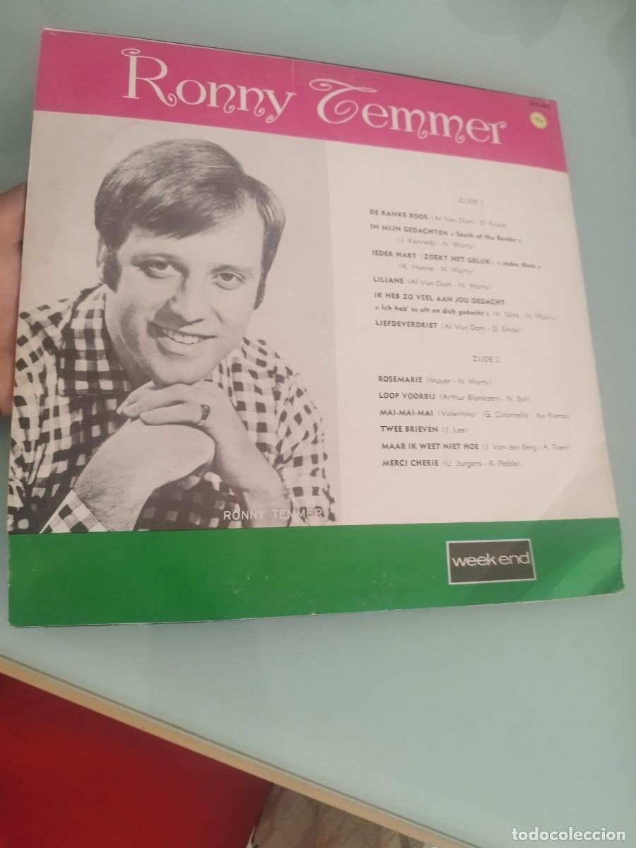 Discos de vinilo: Ronny Temmer &ndash; Ranke Roos. Vinilo Lp. - Foto 3