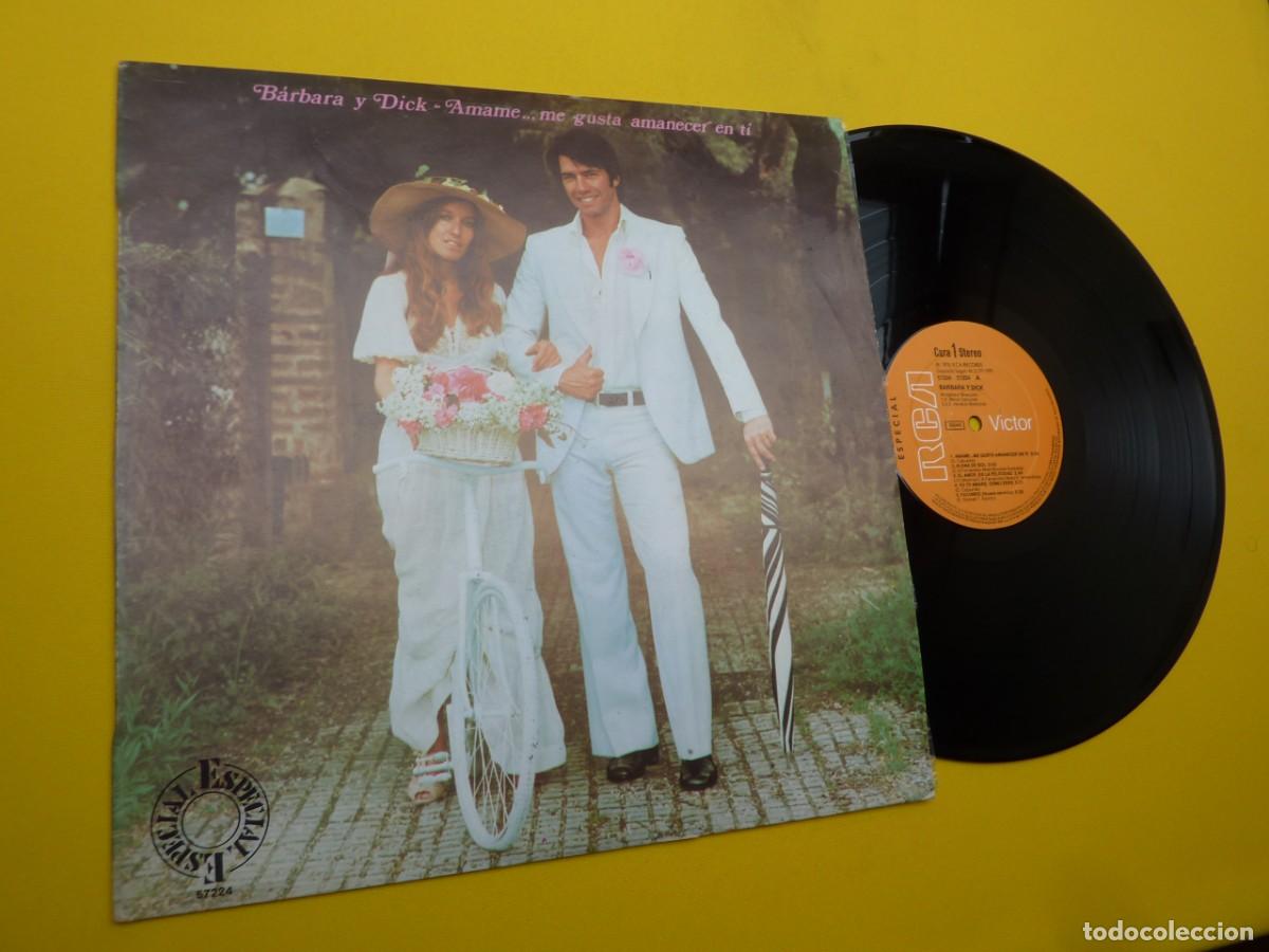 Discos de vinilo: LP BARBARA Y DICK - Amame... Me Gusta Amanecer En Ti - Edicion ESPA&Ntilde;OLA - PL-40779 (EX+/M-) 5