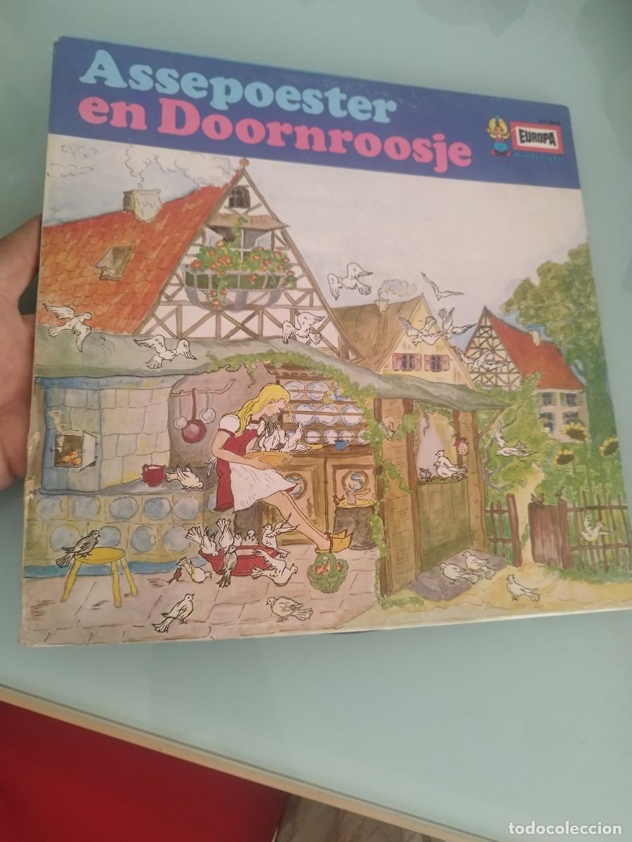 Discos de vinilo: Grimm &ndash; Assepoester En Doornroosje. Cuento en belga, vinilo lp.