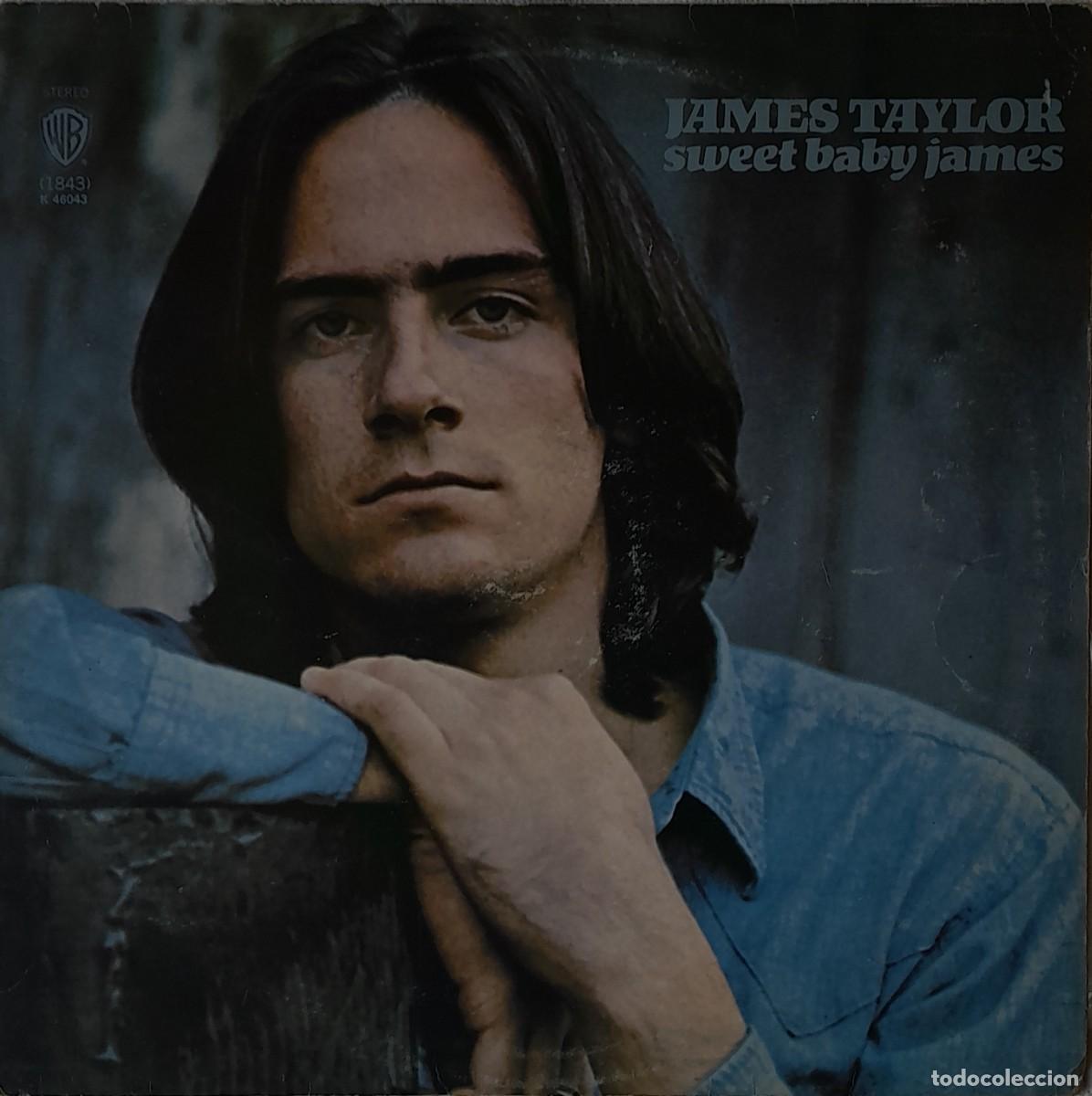 Discos de vinilo: Sweet baby James. James Taylor. LP WB 1970