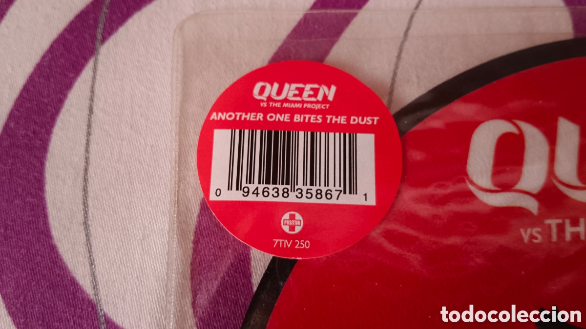 Discos de vinilo: Queen Vs Miami Project - Another One Bites The Dust 7&rdquo; - Foto 2