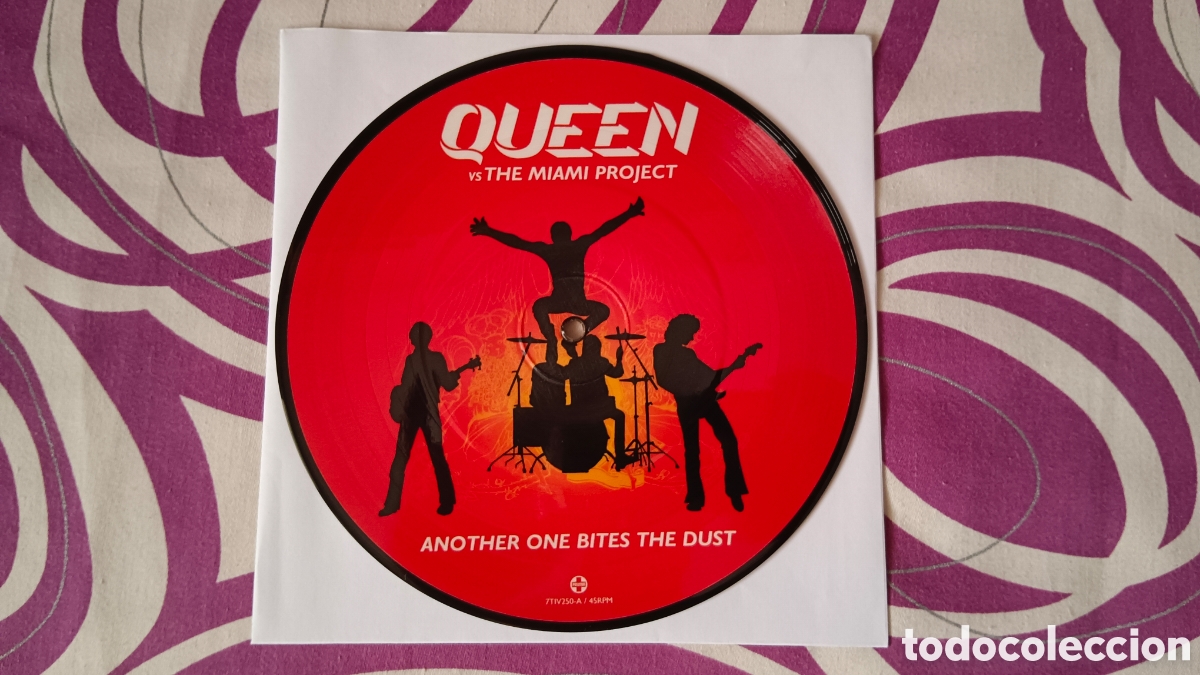 Discos de vinilo: Queen Vs Miami Project - Another One Bites The Dust 7&rdquo; - Foto 3