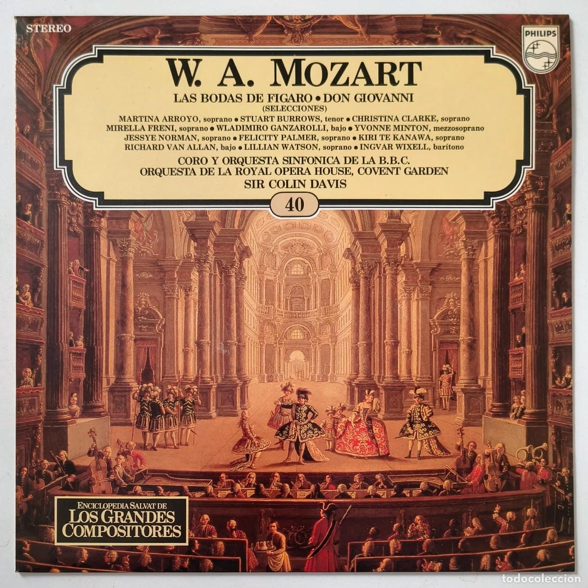 Discos de vinilo: Mozart - Enciclopedia Salvat de Los Grandes Compositores 40