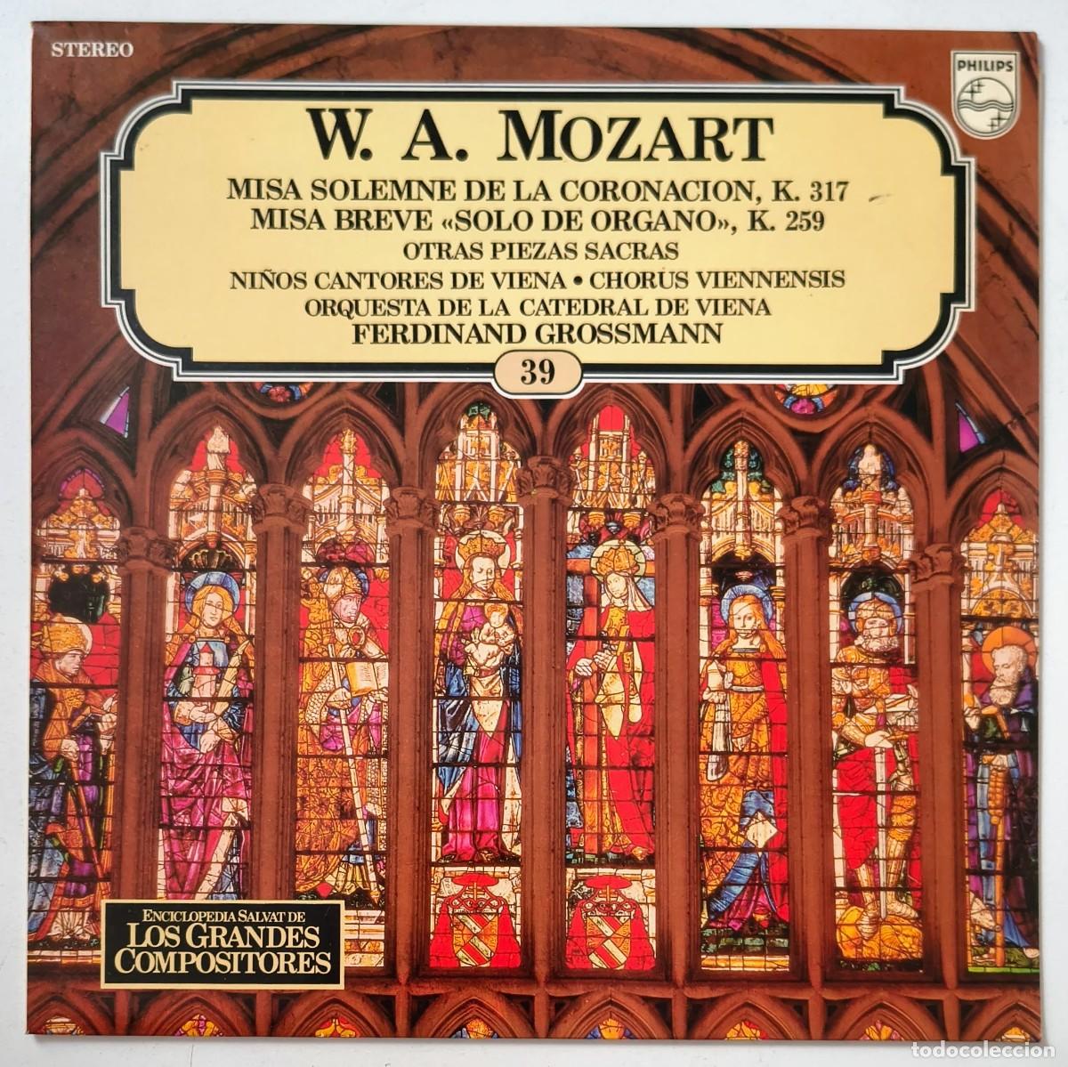 Discos de vinilo: Mozart - Enciclopedia Salvat de Los Grandes Compositores 39