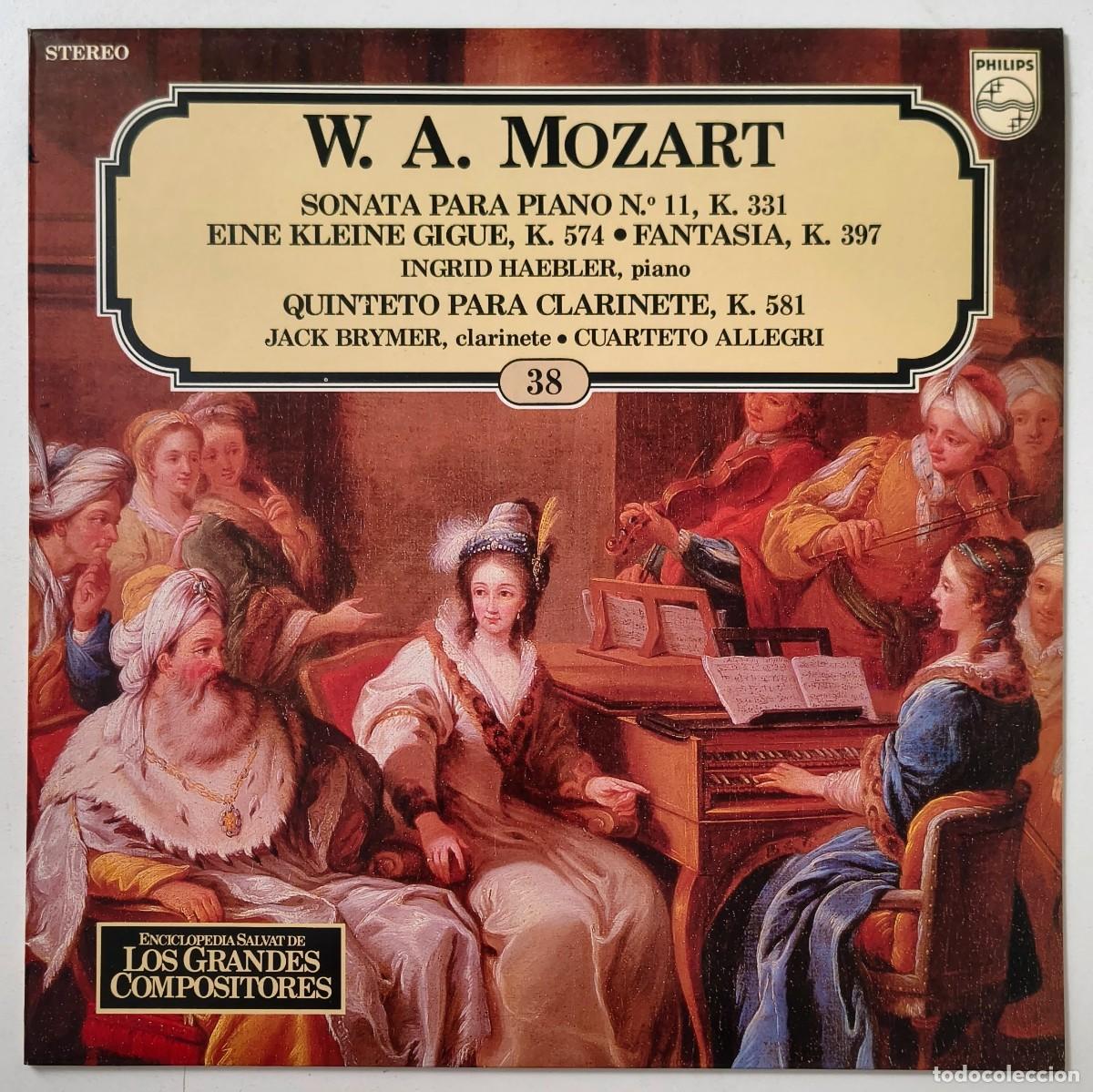 Discos de vinilo: Mozart - Enciclopedia Salvat de Los Grandes Compositores 38