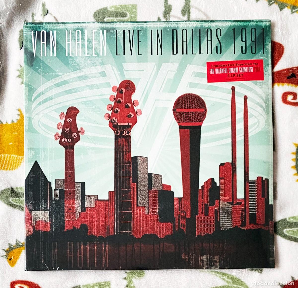 Discos de vinilo: VAN HALEN - LIVE IN DALLAS 1991 12'' DOBLE LP GATEFOLD - HARD ROCK