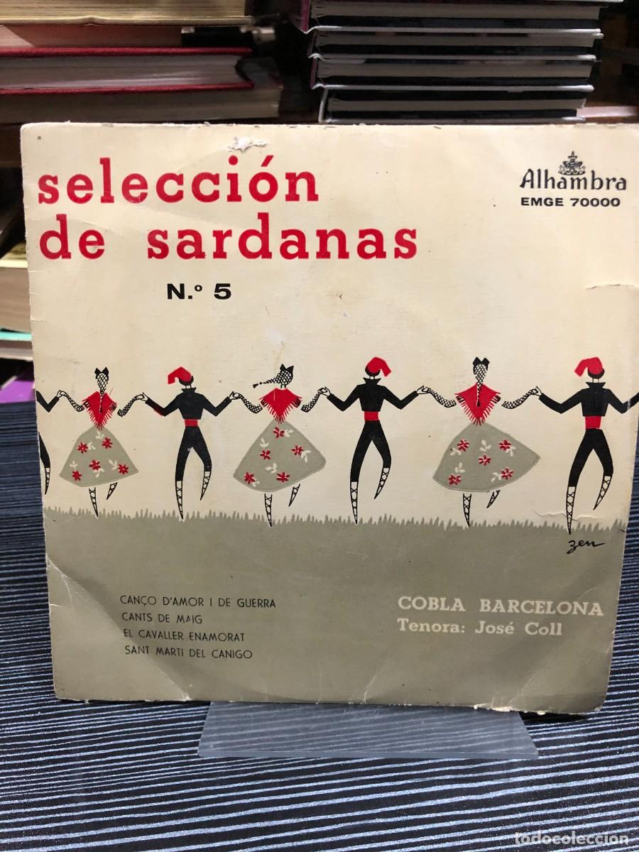 Vinyl-Schallplatten: Selecci&oacute;n de Sardanas N.&ordm; 5 Cobla Barcelona (Tenora: Jos&eacute; Coll)