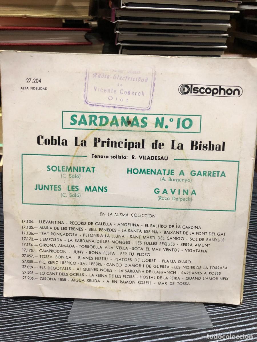 Discos de vinilo: Sardanas: Folklore de Catalu&ntilde;a La Principal de la Bisbal - Foto 2