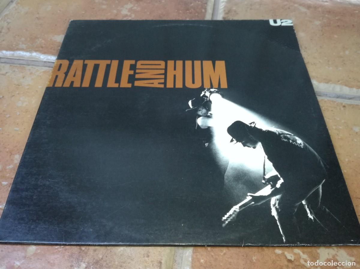 Discos de vinilo: U2-RATTLE AND HUM-DOBLE LP-CONTIENE LOS ENCARTES-ORIGINAL ESPA&Ntilde;OL 1988