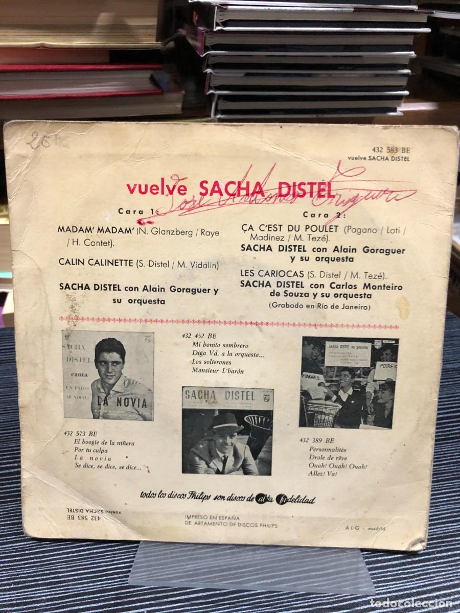 Discos de vinilo: Vuelve Sacha Distel Sacha Distel - Foto 2