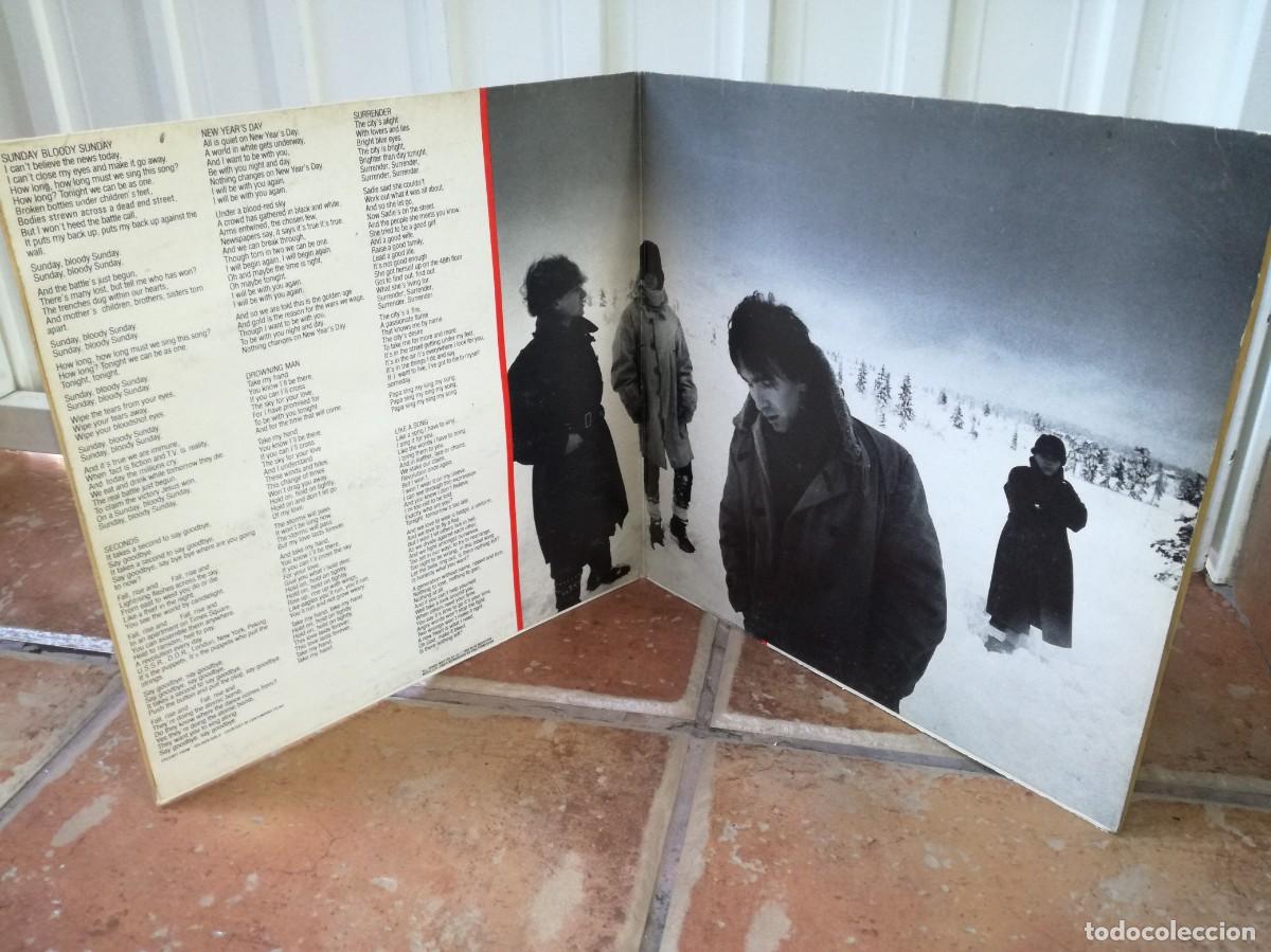 Discos de vinilo: U2-WAR-GATEFOLD-ORIGINAL ESPA&Ntilde;OL 1983 - Foto 3
