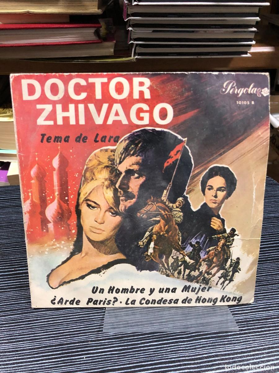 Discos de vinilo: Doctor Zhivago (Tema de Lara) / Un Hombre y una Mujer Orquesta Pergolag (Temas de Cine)
