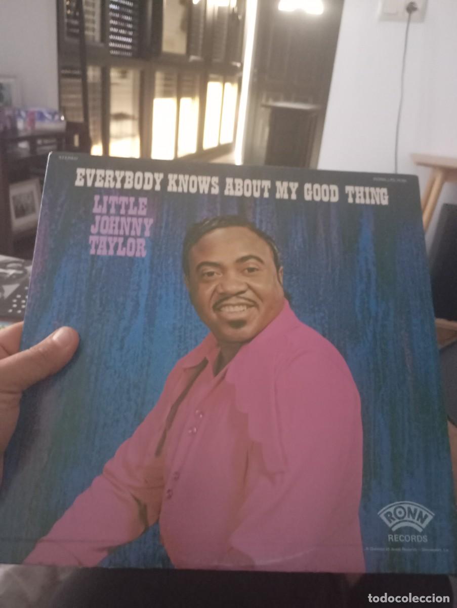 Discos de vinilo: LP USA 1978 LITTLE JOHNNY TAYLOR RONN RECORDS KNOWS ABOUT MY GOOD THING VG++