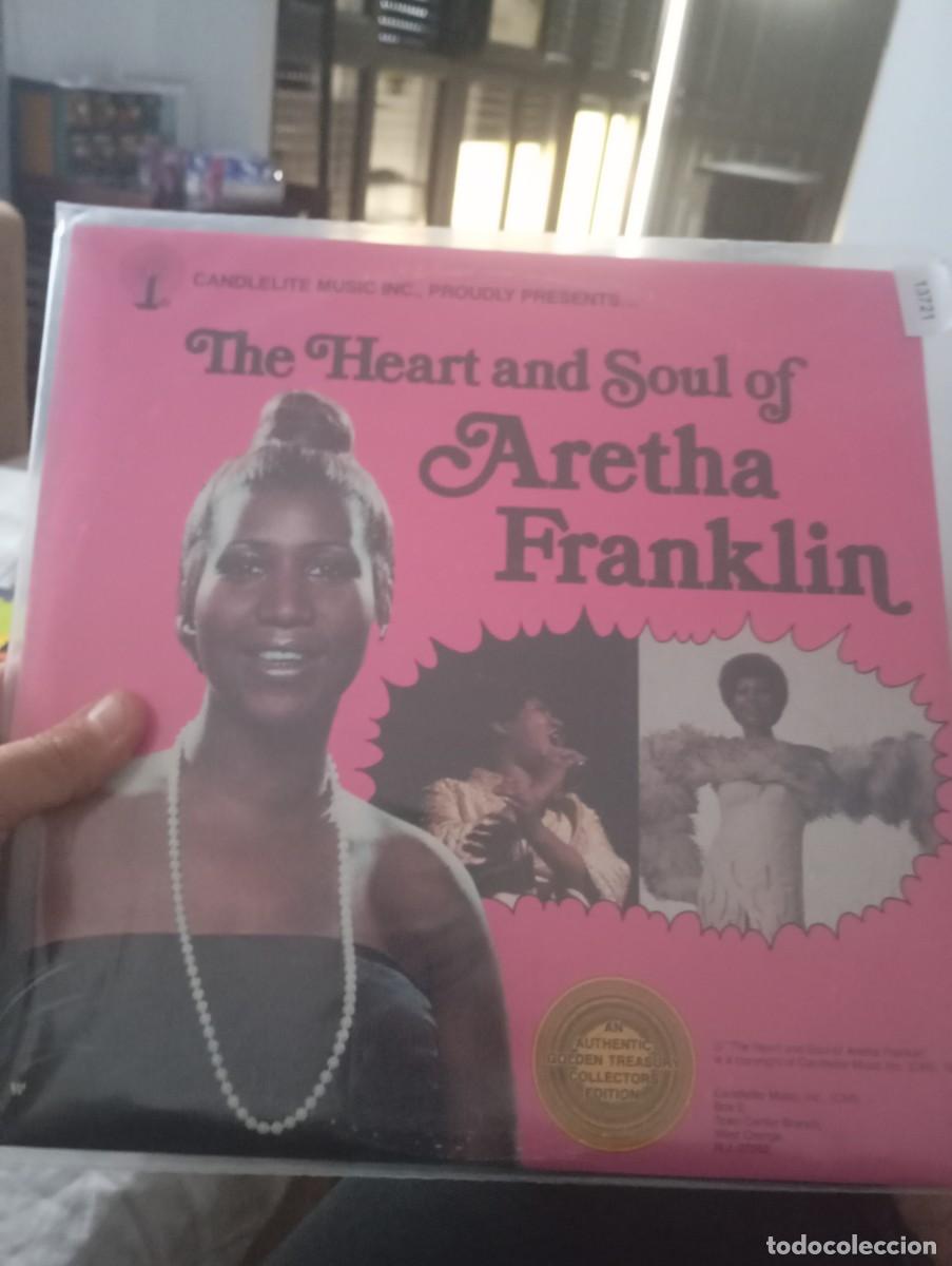 Discos de vinilo: LP DIBLE USA ARETHA FRANKLIN THE HEART AND SOUL OF VG++ VG++