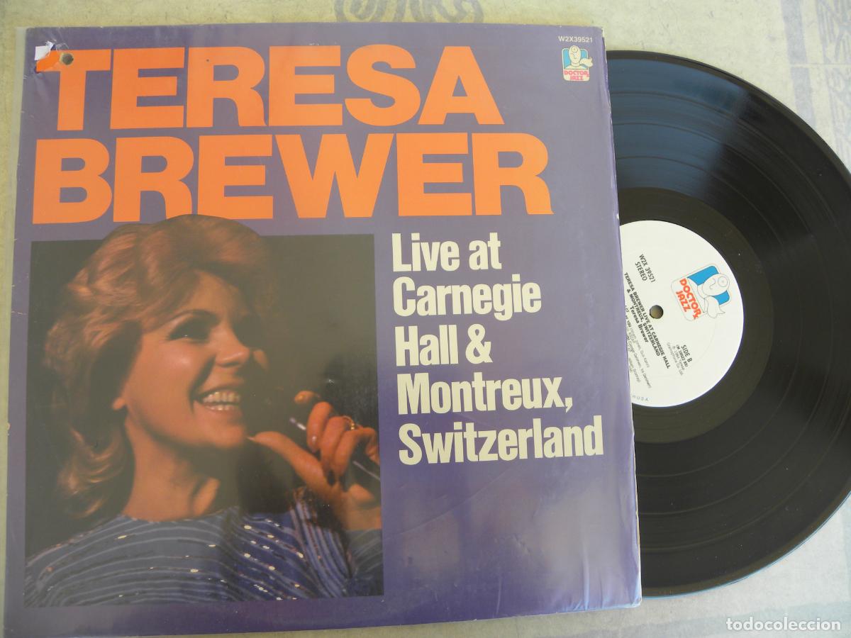 Discos de vinilo: TERESA BREWER LIVE AT CARNEGIE HALL & MONTREAUX, SWITZERLAND -DOBLE LP USA