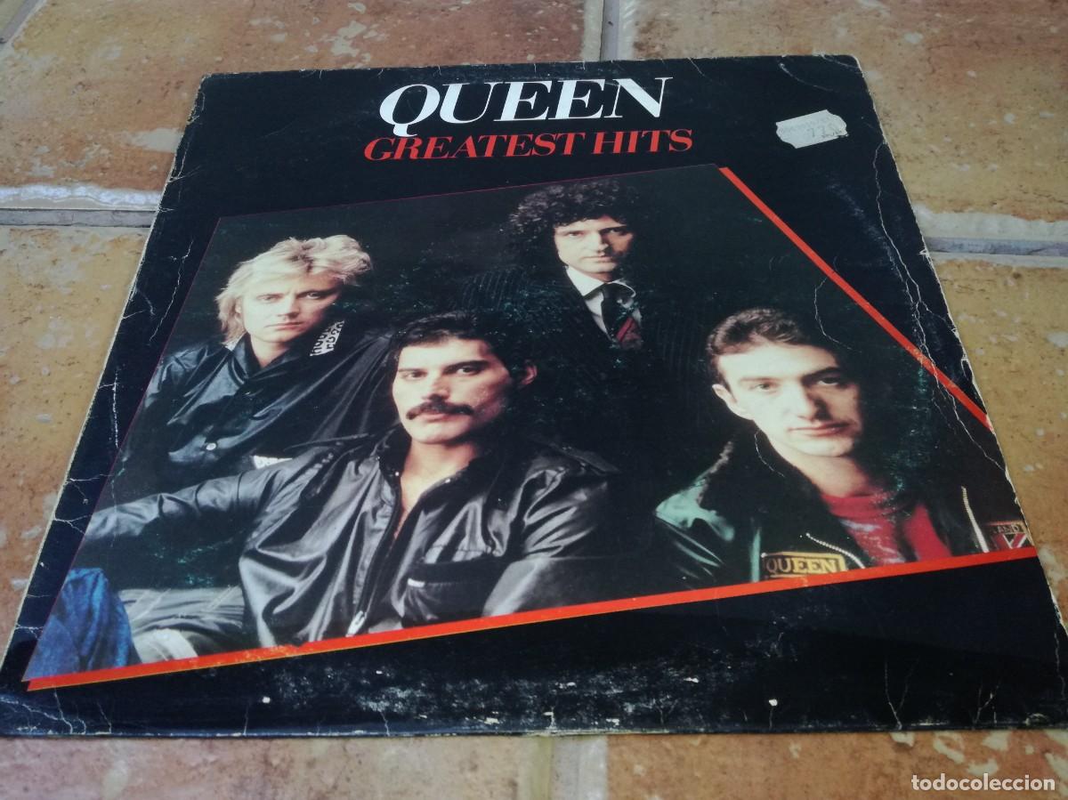 Discos de vinilo: QUEEN-GREATEST HITS-CONTIENE ENCARTE-ORIGINAL ESPA&Ntilde;OL 1982-VINILO EN BUEN ESTADO