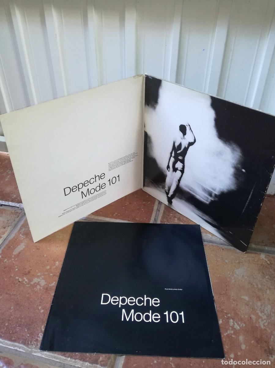 Discos de vinilo: DEPECHE MODE-101-DOBLE LP CON LIBRETO-ORIGINAL ESPA&Ntilde;OL 1989 - Foto 4