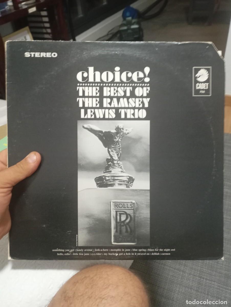 Discos de vinilo: lp ORIG USA CHOICE THE BEST OF THE RAMSEY LEWIS TRIO VG+/ VG++