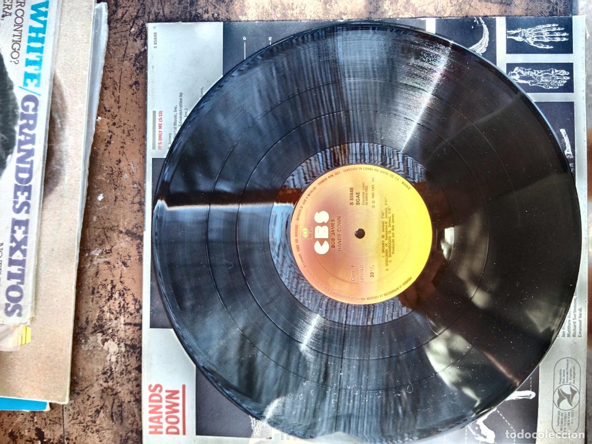 Discos de vinilo: Bob James - Hands Down - LP CBS 1982 - Jazz Funk / Smooth Jazz - Foto 4