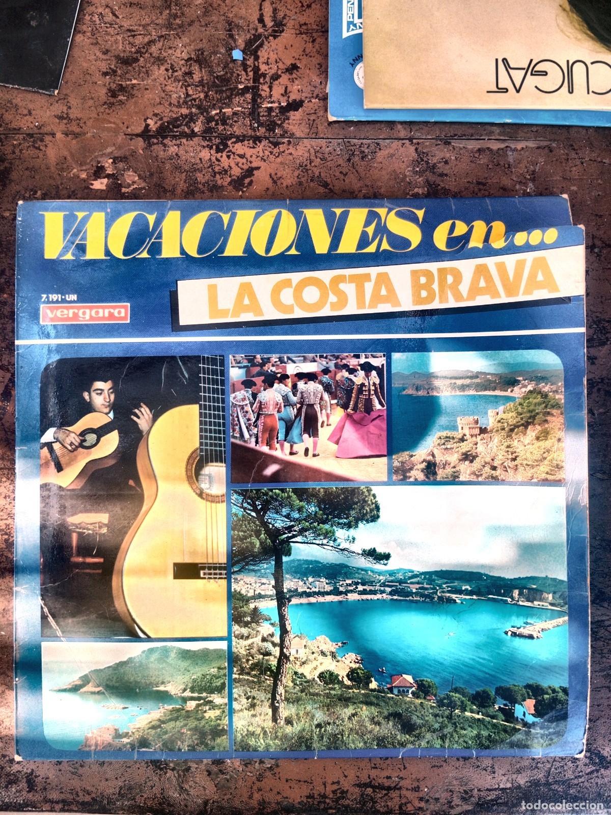 Discos de vinilo: Vacaciones en la Costa Brava - LP Vergara - Pasodobles y folk espa&ntilde;ol