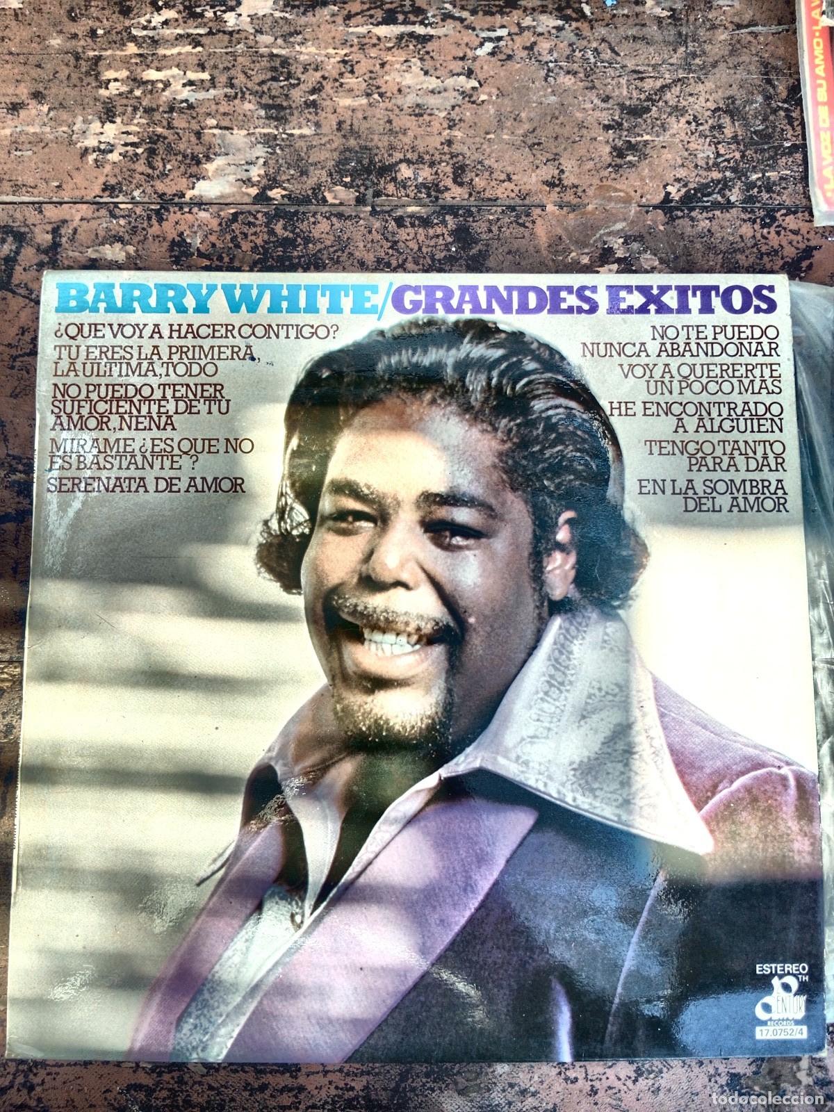 Discos de vinilo: Barry White - Grandes Exitos - LP Movieplay 1975 - Soul / Disco
