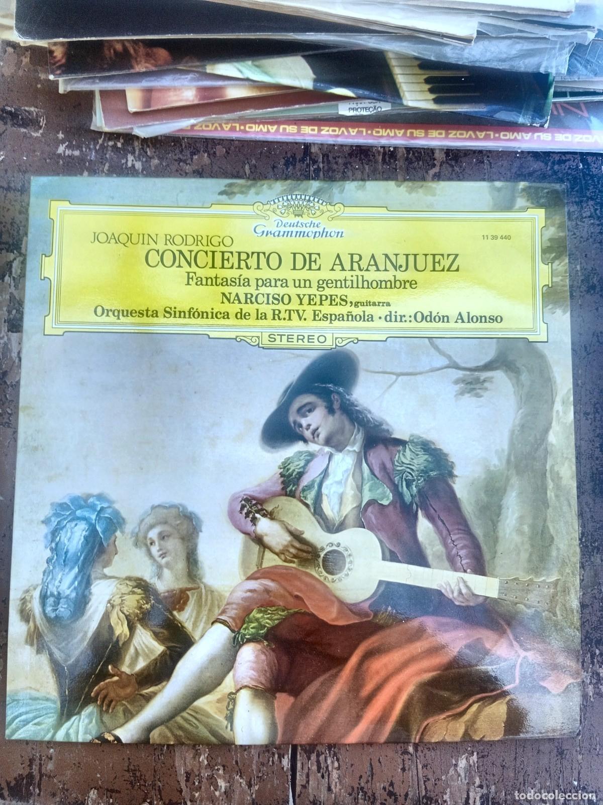 Discos de vinilo: Rodrigo - Concierto de Aranjuez - Narciso Yepes - LP Deutsche Grammophon
