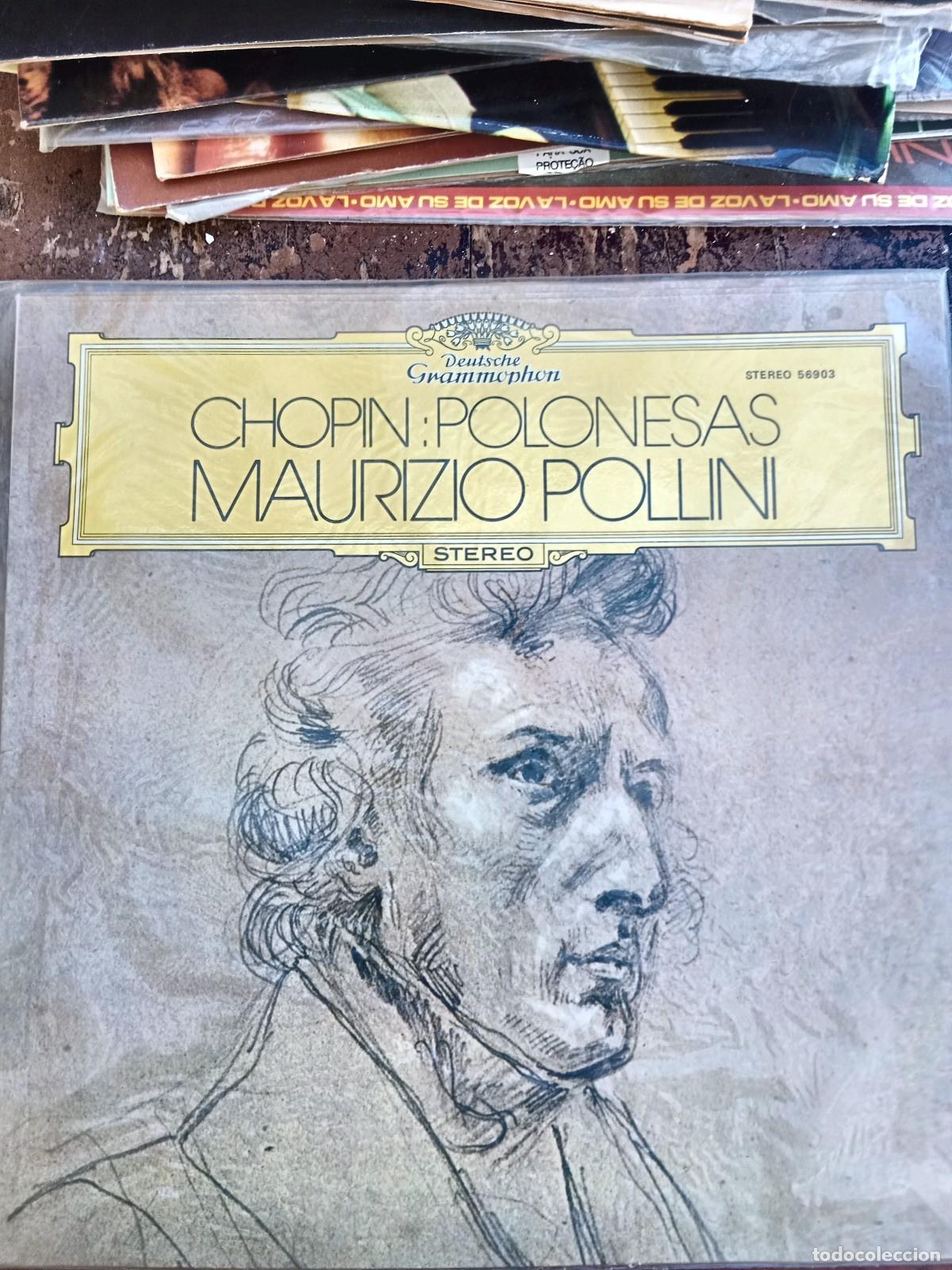 Discos de vinilo: Chopin - Polonesas - Maurizio Pollini - LP DG / Circulo de Lectores