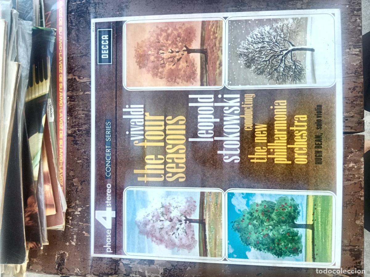 Discos de vinilo: Vivaldi - Las Cuatro Estaciones - Stokowski - LP Decca Phase 4