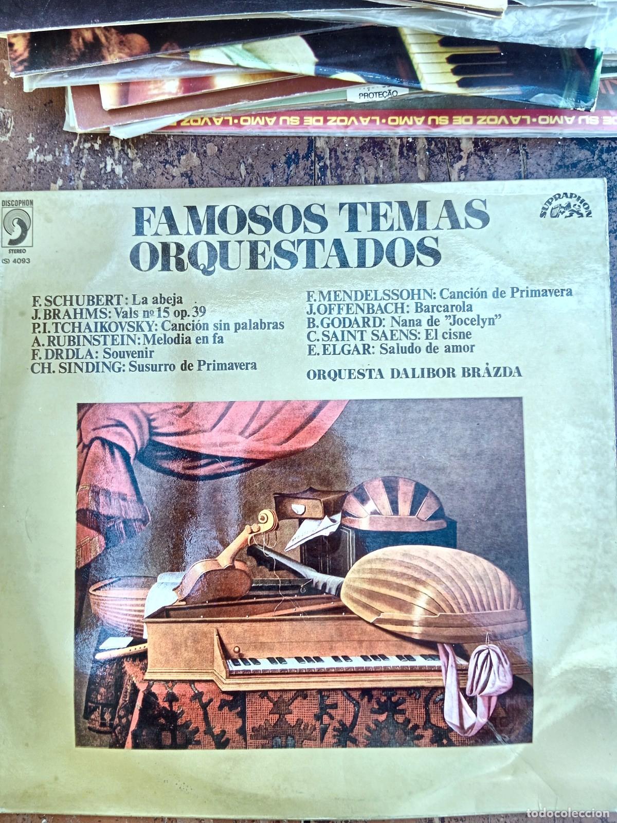 Discos de vinilo: Orquesta Dalibor Brazda - Famosos Temas Orquestados - LP Discophon 1972