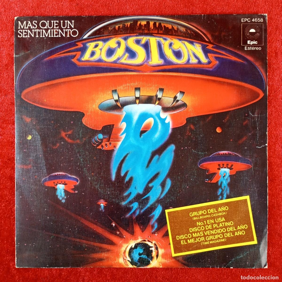 Discos de vinilo: BOSTON - MAS QUE UN SENTIMIENTO - EPC 4658 - SINGLE VINILO / 1327