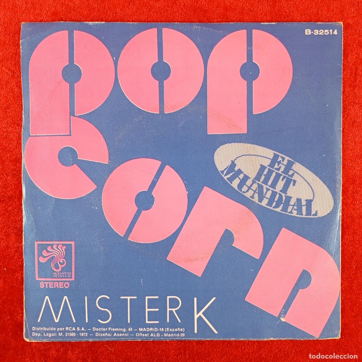 Discos de vinilo: POP CORN - MISTER K - B-32514 - SINGLE VINILO / 1329 - Foto 2