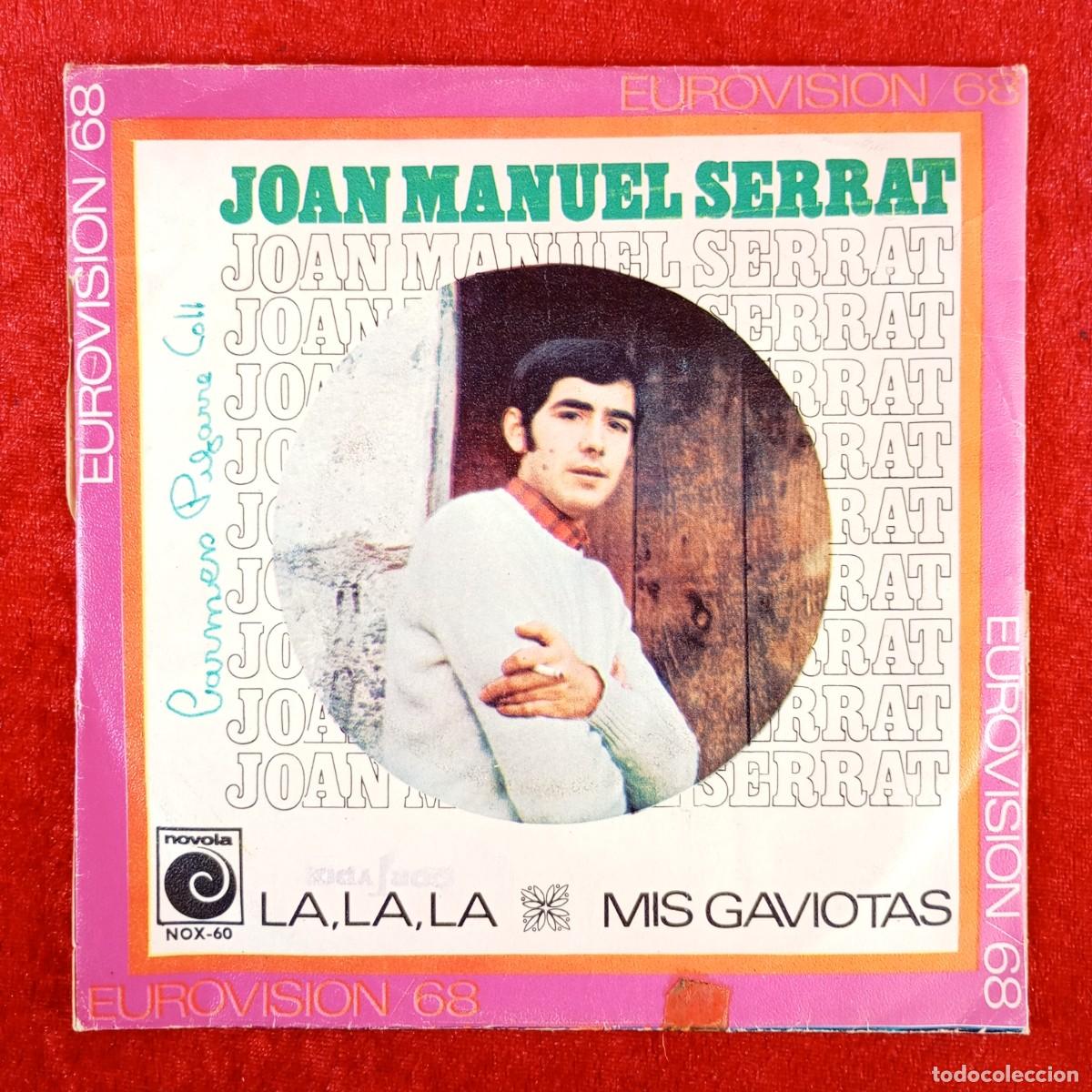 Discos de vinilo: JOAN MANUEL SERRAT - LA LA LA, MIS GAVIOTAS - NOX-60 - SINGLE VINILO / 1340