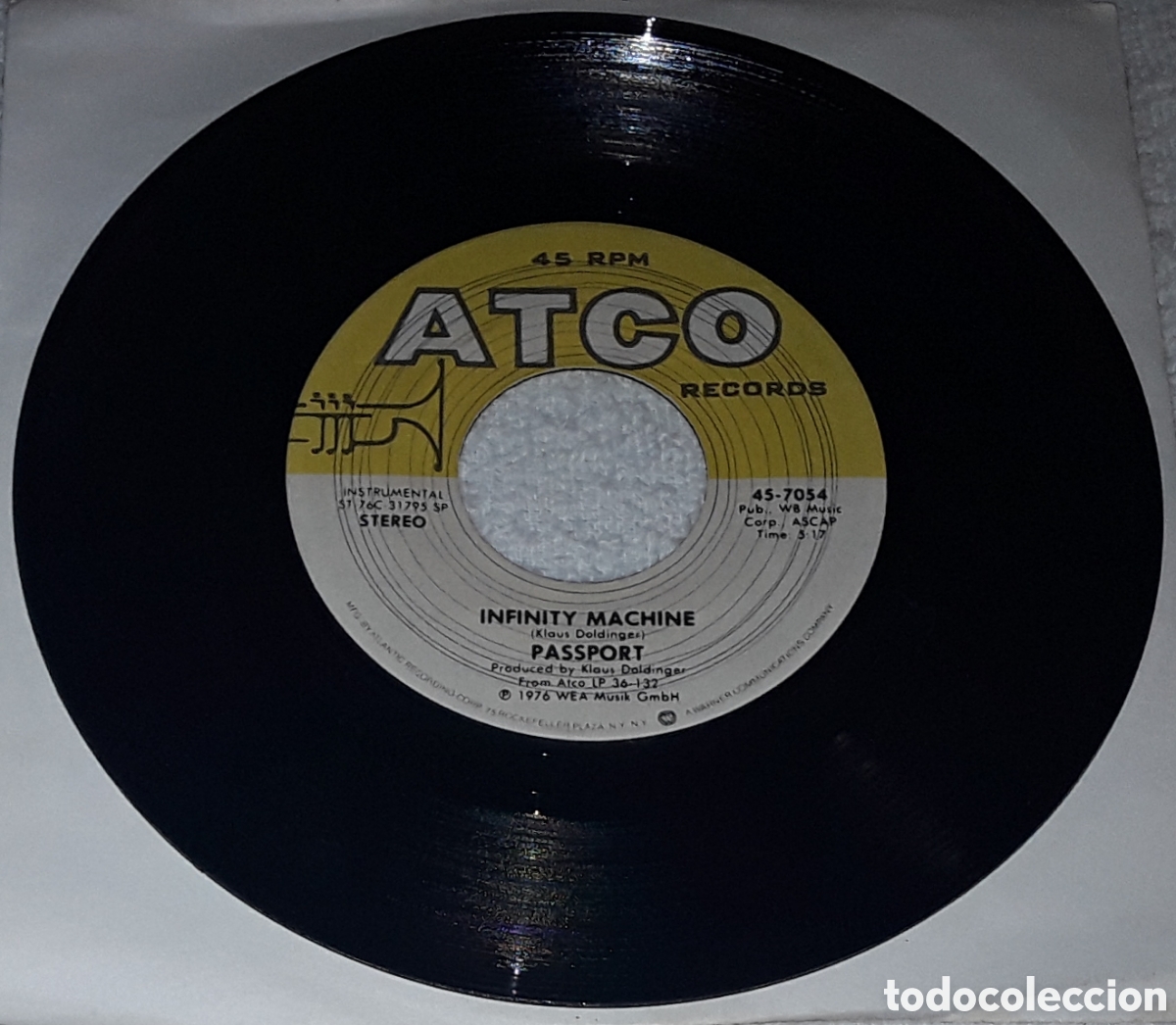 Discos de vinilo: SG - PASSPORT - INFINITY MACHINE - RARA EDICI&Oacute;N - Foto 1