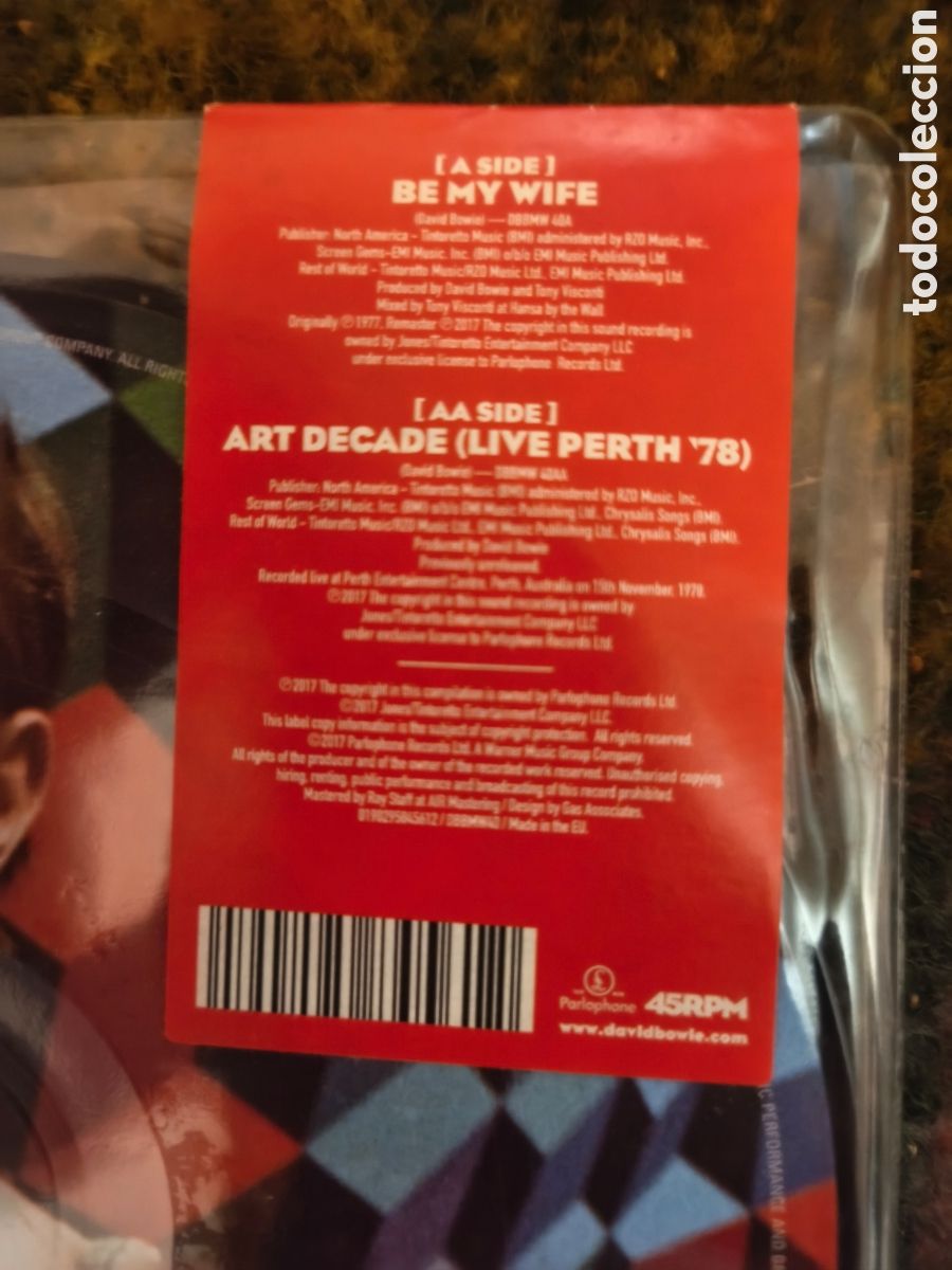 Discos de vinilo: David Bowie: Be my Wife - Foto 3
