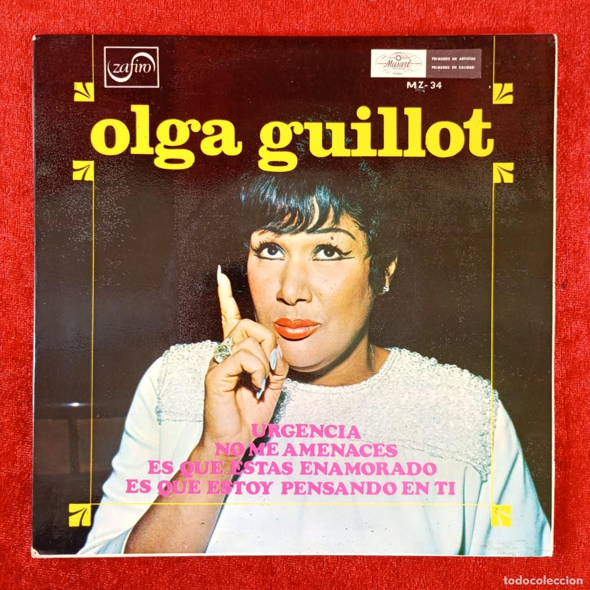 Discos de vinilo: OLGA GUILLOT - URGENCIA, NO ME AMENACES - MZ-34 - SINGLE VINILO / 1365