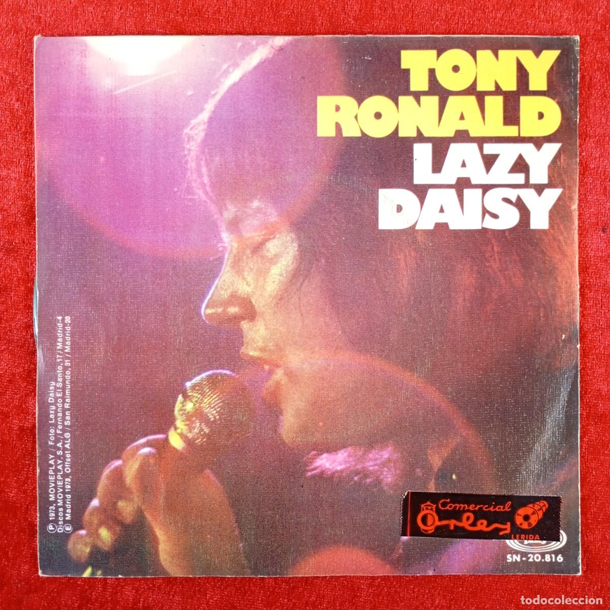 Discos de vinilo: TONY RONALD - LAZY DAISY - SN-20.816 - SINGLE VINILO / 1370