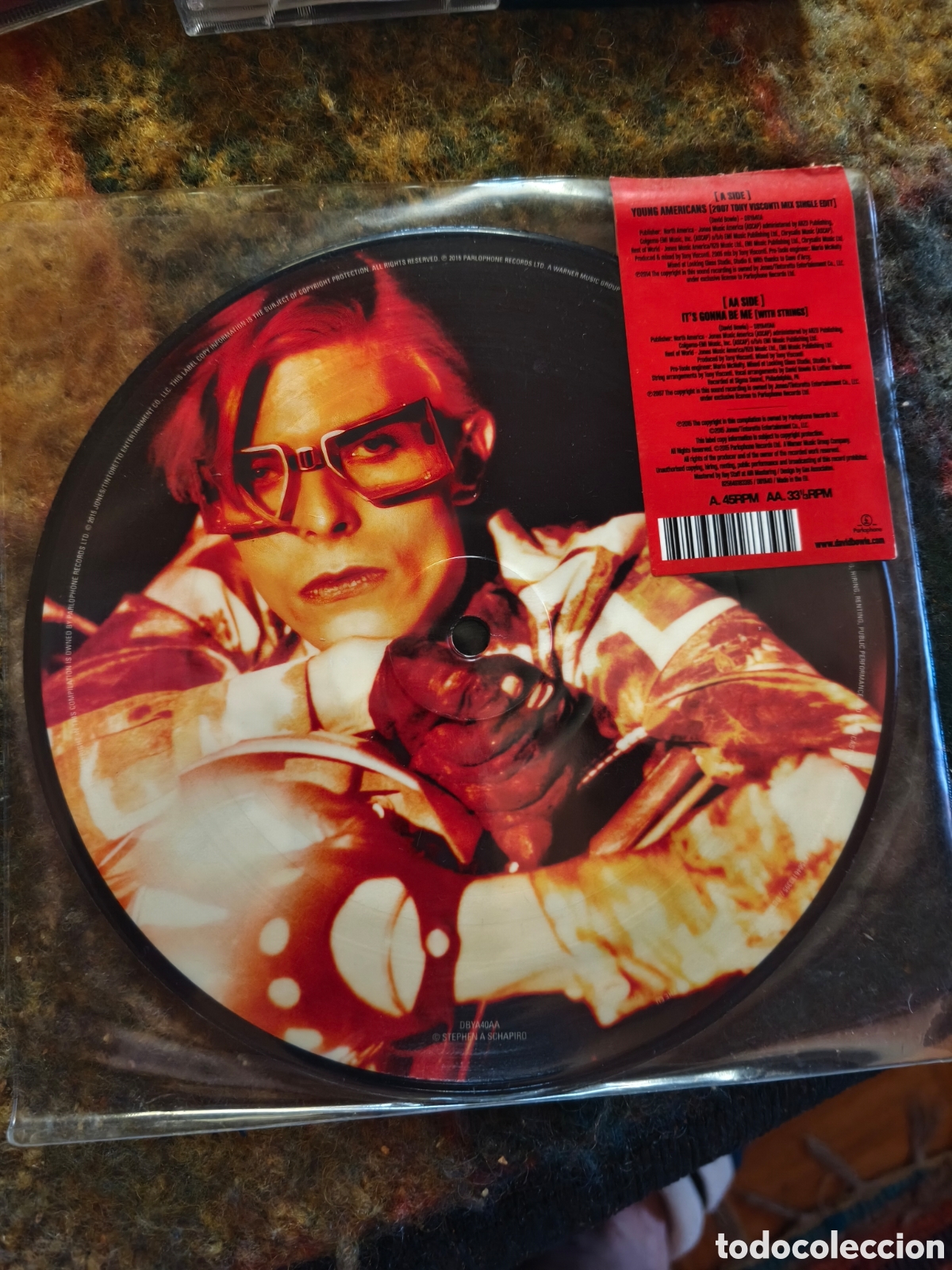 Discos de vinilo: David Bowie: Young Americans 7&rdquo; Edici&oacute;n limitada - Foto 2