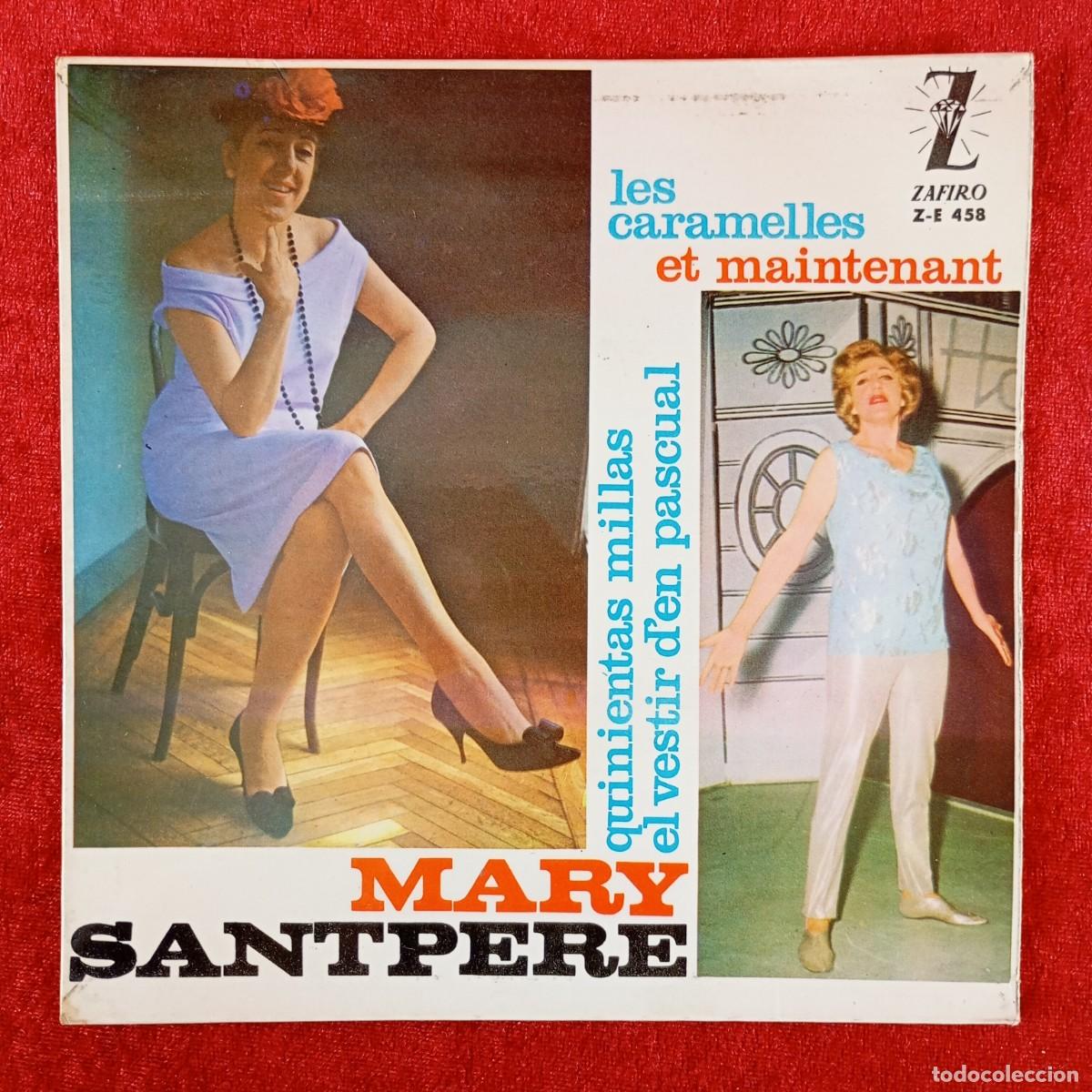 Discos de vinilo: MAY SANTPERE - LES CARAMELLES, EL VESTIR D'EN PASCUAL - Z-E 458 - SINGLE VINILO / 1377