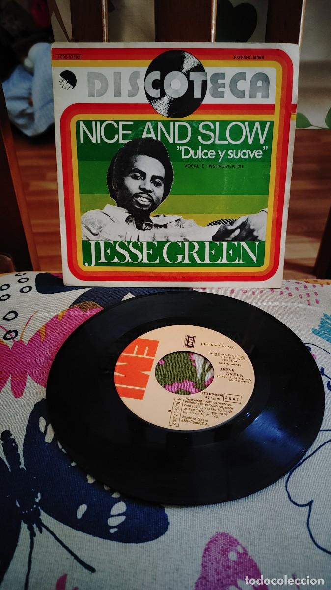 Discos de vinilo: JESSE GREEN-SINGLE NICE AND SLOW