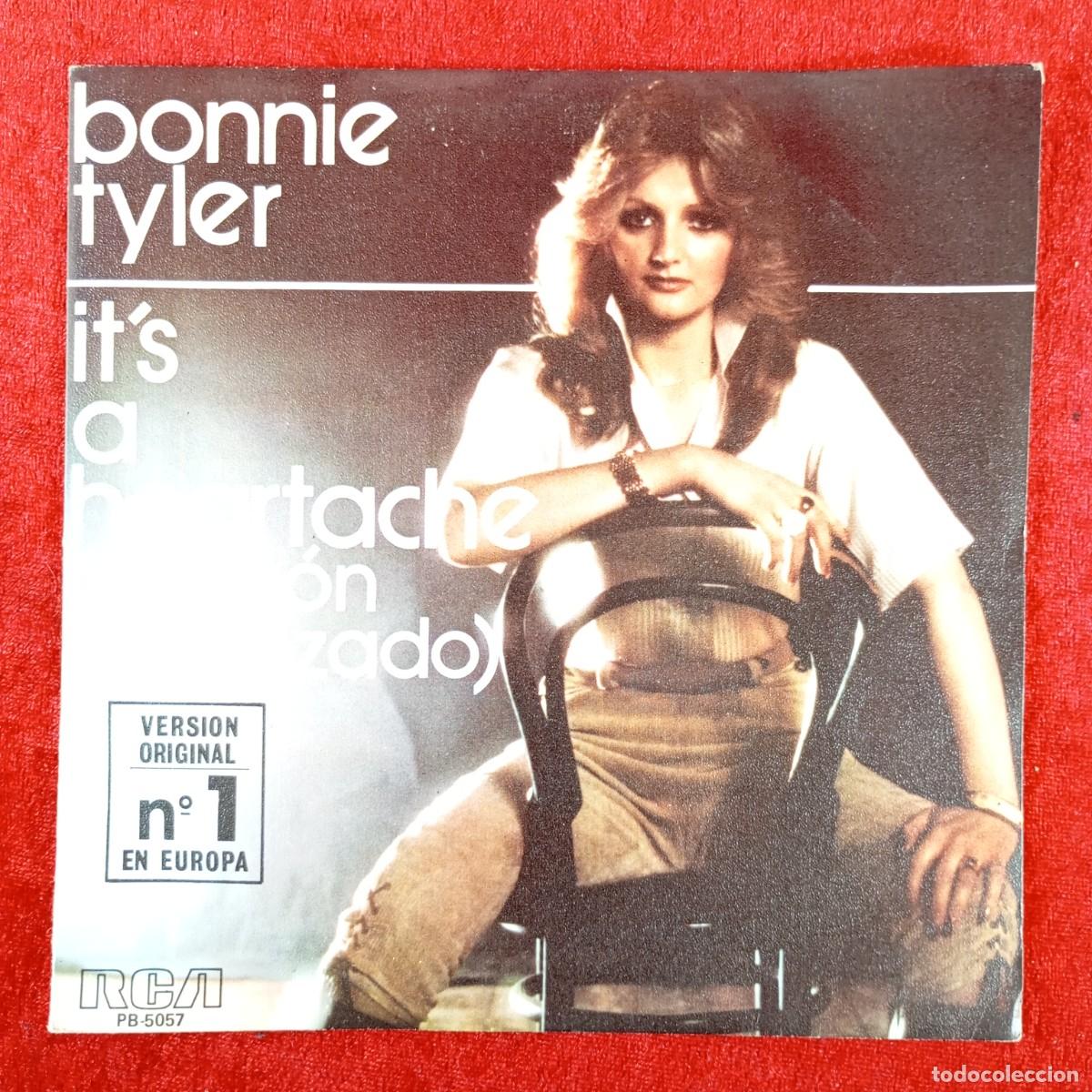 Discos de vinilo: BONNIE TYLER - IT'S A HEARTACHE, GOT SO USED TO LOVIN' YOU - PB-5057 - SINGLE VINILO / 1379