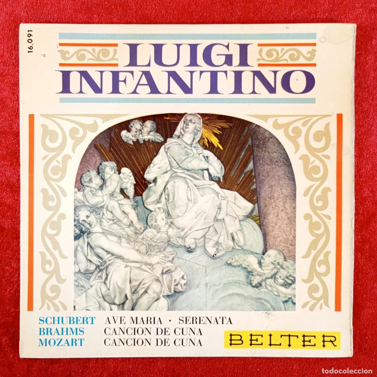 Discos de vinilo: LUIGI INFANTINO - AVE MARIA, CANCION DE CUNA - 16.091 - SINGLE VINILO / 1393