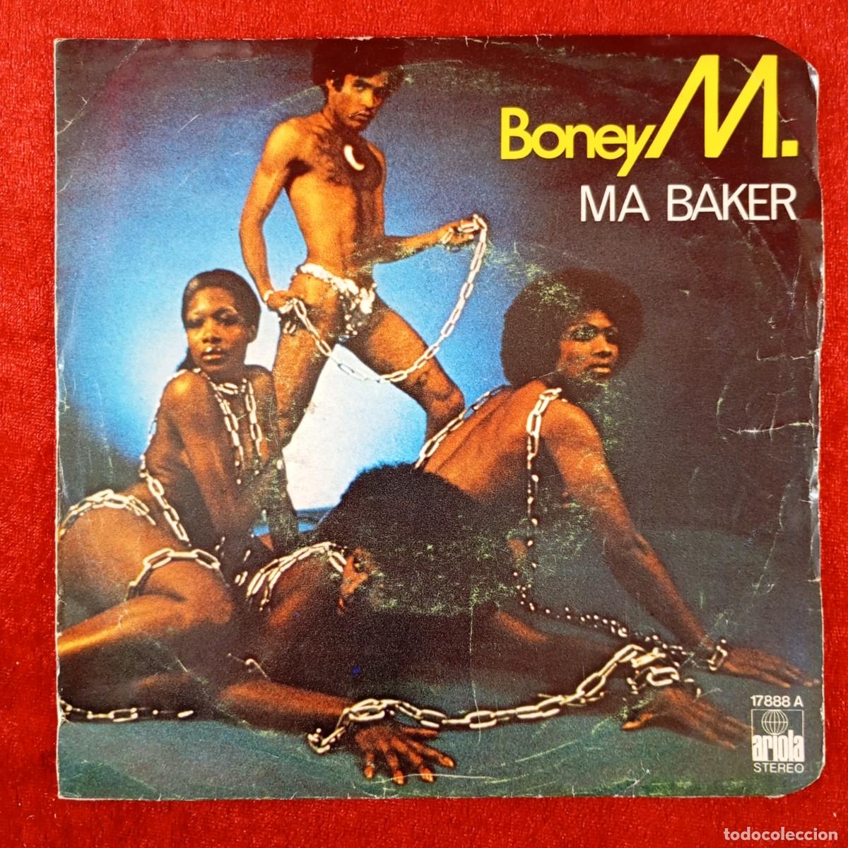 Discos de vinilo: BONEY M. - MA BAKER, A WOMAN CAN CHANGE A MAN - 17888 A - SINGLE VINILO / 1404